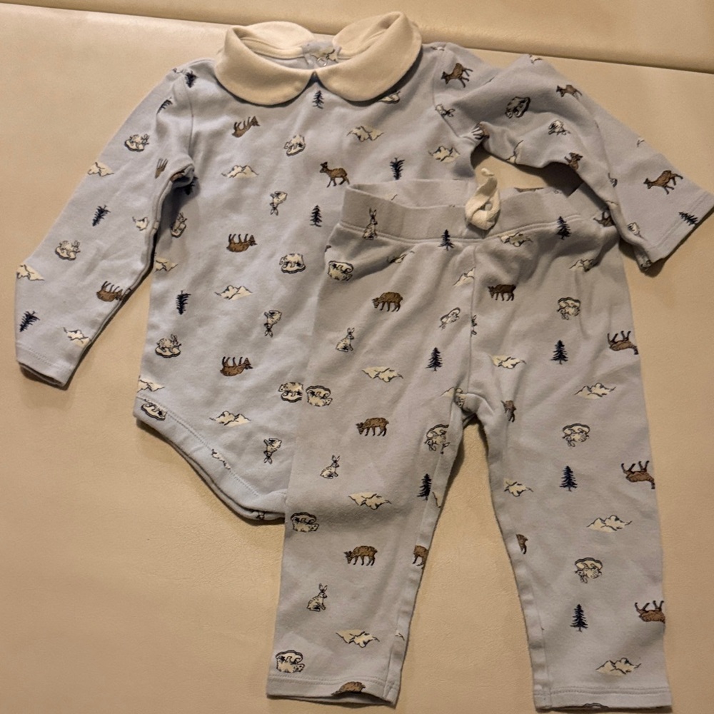 Janie and Jack Winter 2 Piece Set 12-18m